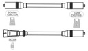 [1086.0648] PRESTOLITE CABLE BUJIA GOL MI RURAL 1.6-1.8 1997> M4-PIN C.CHAPA  / ORIGINAL