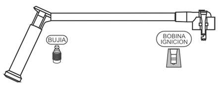 PRESTOLITE CABLE BUJIA FIESTA-COURRIER 1.4-1.6-1.8 ZETEC 16V