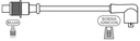 [1095.0648] PRESTOLITE CABLE BUJIA P 306 SR-GR 1993>