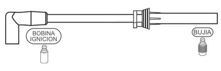 PRESTOLITE CABLE BUJIA CHRYSLER NEON 4 CIL 2.0L 1996/2000
