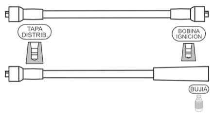 PRESTOLITE CABLE BUJIA CHEVETTE 1.6 1989>