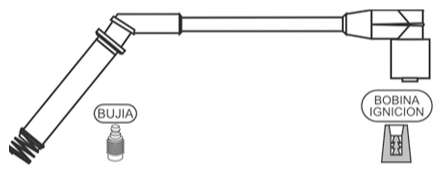 PRESTOLITE CABLE BUJIA VECTRA GLS 2.0 MPFI 1996> M4-PIN