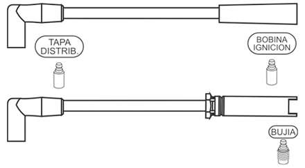 PRESTOLITE CABLE BUJIA DAEWO RACER GTI-ESPERO 1.8-2.0 1995>