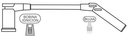PRESTOLITE CABLE BUJIA FIESTA-FOCUS 1.2I-1.4 16V 2000>