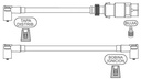 [1156.0648] PRESTOLITE CABLE BUJIA GOLF-PASSAT VR 6 CIL 2.8  1994> CAP.ORIG