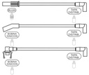 [1161.0648] PRESTOLITE CABLE BUJIA F100 4.9 1995>