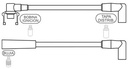 [1172.0648] PRESTOLITE CABLE BUJIA R 21 NEVADA 1992>