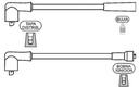 [1187.0648] PRESTOLITE CABLE BUJIA NISSAN 200L 3.0 1978/1985