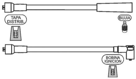 PRESTOLITE CABLE BUJIA SEAT MARBELLA 850 1991> M4-PIN