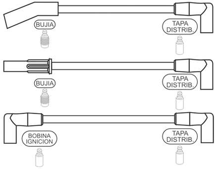 PRESTOLITE CABLE BUJIA BLAZER V6 LT TAHOE 3.8 88-96