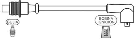 PRESTOLITE CABLE BUJIA DUCATO 2.0 IE 1994> M4-PIN