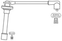 [1225.0648] PRESTOLITE CABLE BUJIA NISSAN PRIMERA 1.6I-2.0I 1993>
