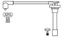 [1229.0648] PRESTOLITE CABLE BUJIA HONDA ACCORD-CIVIC-PRELUDE 1.6I-2.0 88/93