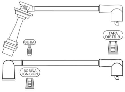 PRESTOLITE CABLE BUJIA SUZUKI SWIFT 1.3 GTI-BALENO 1.6 89/95