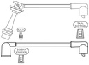 [1233.0648] PRESTOLITE CABLE BUJIA SUZUKI SWIFT 1.3 GTI-BALENO 1.6 89/95