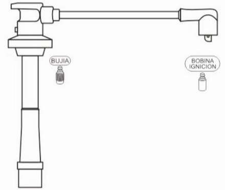 PRESTOLITE CABLE BUJIA MAZDA 626 1.9I-2.0I 1990>