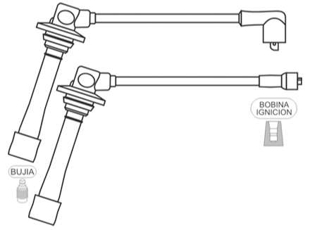 PRESTOLITE CABLE BUJIA MAZDA 626 GLX-GT 2.0 1991>