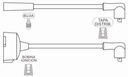 [1245.0648] PRESTOLITE CABLE BUJIA MAZDA P-UP 2600 2.6 1990>