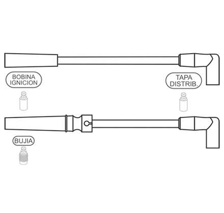 PRESTOLITE CABLE BUJIA DAEWO ESPERO-NEXIA 1.5 16V 1995>