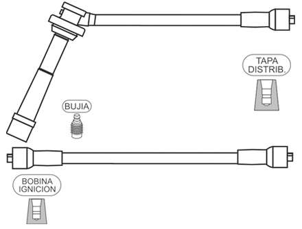 PRESTOLITE CABLE BUJIA SUZUKI VITARA 1.6 16V DIST.DENSO 1992>