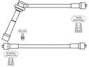 [1268.0648] PRESTOLITE CABLE BUJIA SUZUKI SWIFT GL 1.3-1.6 16V 1989>
