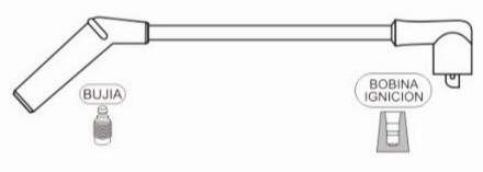 PRESTOLITE CABLE BUJIA HYUNDAI ACENT 1.3-1.5 1994>