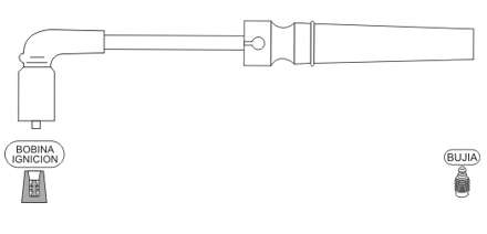 PRESTOLITE CABLE BUJIA AVEO 1.6