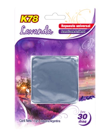 K78 AROMATIZANTE AMBIENTAL REPUESTO UNIVERSAL (X UNID)  