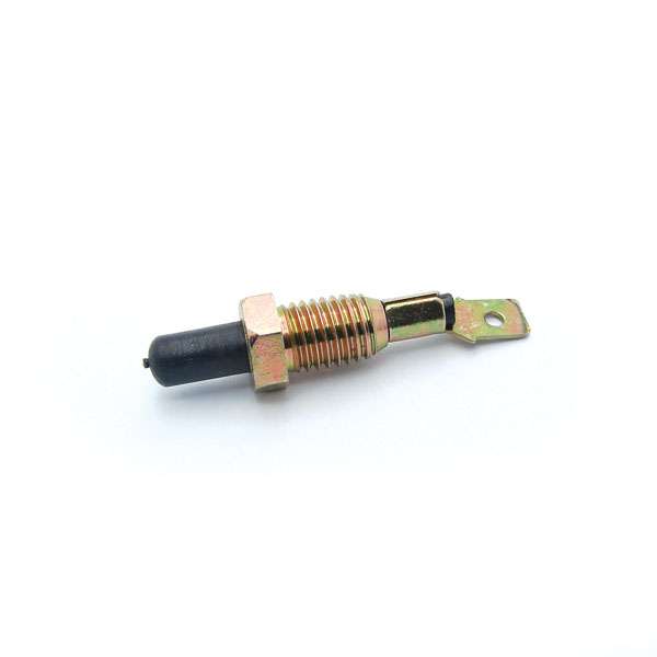 MB BOTON PUERTA / INTERR.ALARMA PALA RECTA / CUERPO BRONCE  / PULSADOR PLASTICO CORTO 