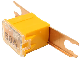 GENROD FUSIBLE PAL MACHO 62MM 60 AMP *AMARILLO*