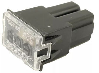 GENROD FUSIBLE PAL HEMBRA 80 AMP *NEGRO*