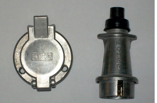 MOHER FICHA ENCHUFE TRAILER 5 VIAS (JGO) COMPLETO  