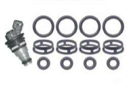 CRISTAL KIT FILTRO-ORING MULTIPUNTO WEBER PEUG  / 4 FILTROS - 8 ORINGS 