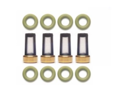 CRISTAL KIT FILTRO-ORING MULTIPUNTO BOSCH ROCHESTER  / 10 CONJ: 40 FILTROS - 80 ORINGS 