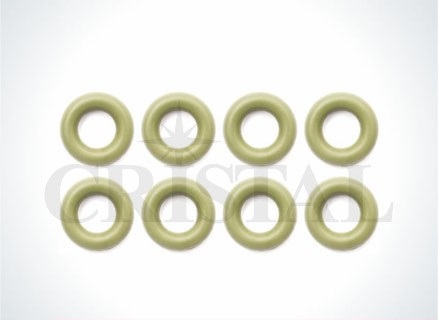 CRISTAL ORING INYECTORES MULTIPUNTO VERDE  / 10 CONJUNTOS 