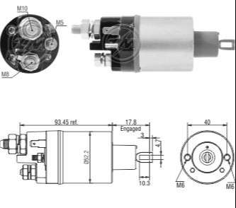 * ZM SOLENOIDE CAMION HINO FD3H-VALTRA 12V