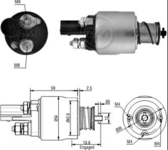 ZM SOLENOIDE GOLF 300-BORA 2005- AUDI A3 2003-SEAT CORDOBA  