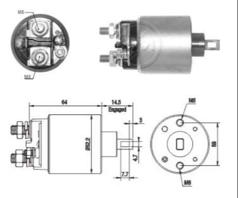 ZM SOLENOIDE NISSAN SENTRA TIIDA VERSA 12V  