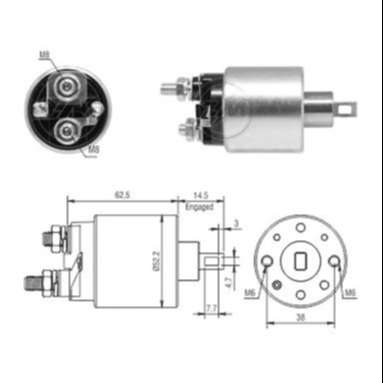 ZM SOLENOIDE FIAT 500 - QUBO- STILO- PUNTO- DOBLO- BRAVO  