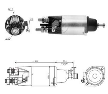 ZM SOLENOIDE M-BENZ ATEGO-ATRON-AXOR 24V  