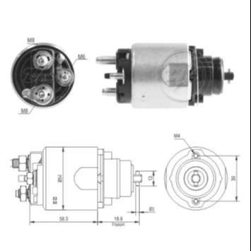 ZM SOLENOIDE S10-TRAILBLAZER 12V  
