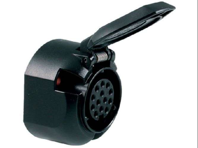 NOSSO ENCHUFE P/ACOPLADO 12V FICHA HEMBRA 13 SALIDAS TERMOPL  / TERMOPLASTICO 