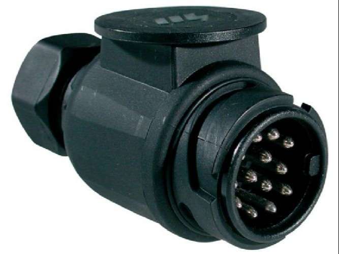 NOSSO ENCHUFE P/ACOPLADO 12V FICHA MACHO 13 SALIDAS TERMOPLA  