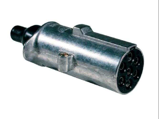 NOSSO ENCHUFE P/ACOPLADO 24V FICHA HEMBRA 5/7 SALIDAS ALUMIN  