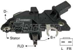 NOSSO REGULADOR VOLTAJE T/BOSCH FIAT ALFA ROMEO 12V
