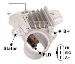 NOSSO REGULADOR VOLTAJE T/FORD FOCUS 12V  