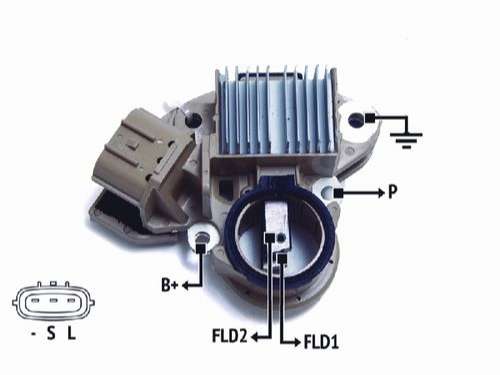 NOSSO REGULADOR VOLTAJE T/MITSU NISSAN TIIDA 09> VERSA  