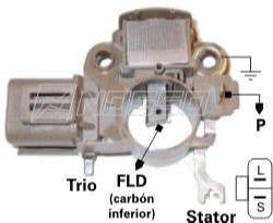 NOSSO REGULADOR VOLTAJE T/MITSUBISHI 12V FORD MAZDA  