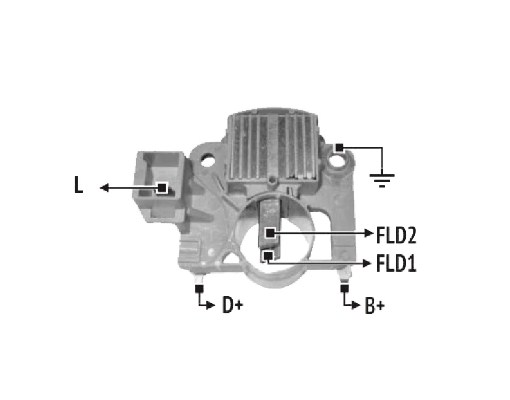 NOSSO REGULADOR VOLTAJE T/MITSUBISHI 12V PEUGEOT 405