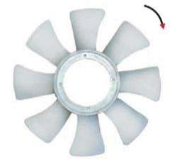 OMER PALA DAEWO BESTA 2.7-BONGO-KI 8 ASPAS 43CM  